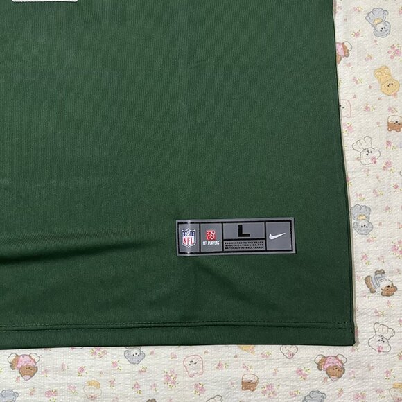 Green Bay Packers #8 Josh Jacobs Green Jersey Size L - Picture 4 of 6